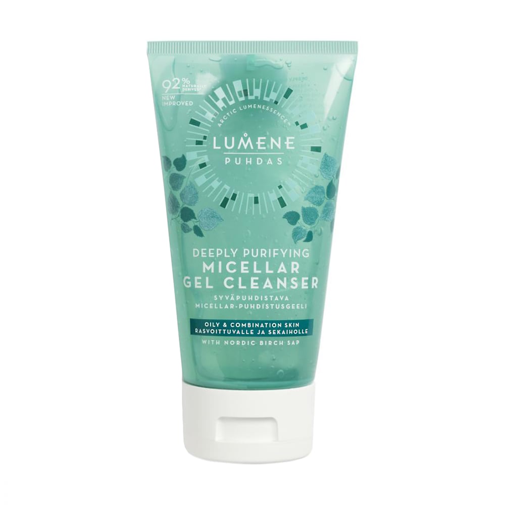Глибоко очищувальний міцелярний гель для вмивання Lumene Puhdas Deeply Purifyng Micellar Gel Cleanser для жирної та комбінованої шкіри, 150 мл